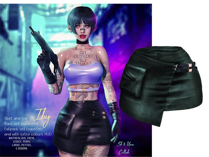 UNA/SK. Iby Skirt Pino