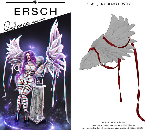 ERSCH - Gehenna Wings -white-
