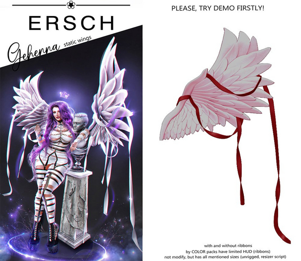 ERSCH - Gehenna Wings -blush-