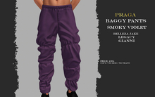 Praga Baggy Pants - Smoky Violet