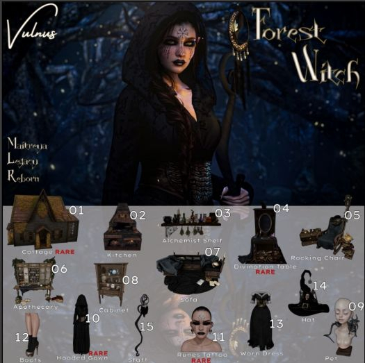 1. Vulnus Forest Witch Cottage RARE