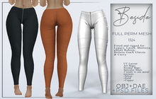 BESIDE FULL PERM 1324 Pants -OBJ+DAE+PSD