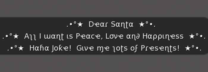 :: MG ::  Santa's Presents - Gesture (with Sound)