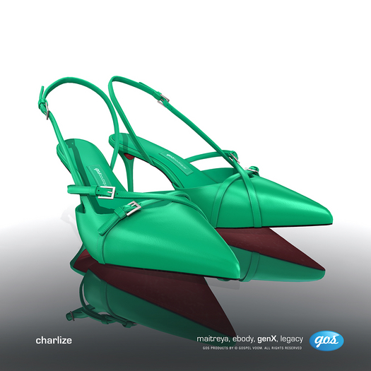 [Gos] Charlize Kitten Heels - Mint