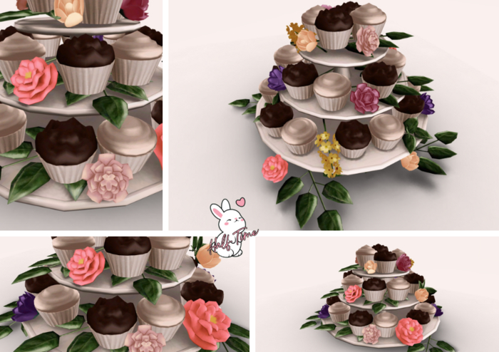 (fd) Cupcake Platter RARE