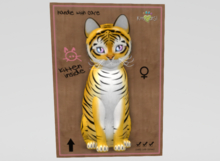 Breedable Female Cat Kitty Cats Tiger! - Golden Ticket