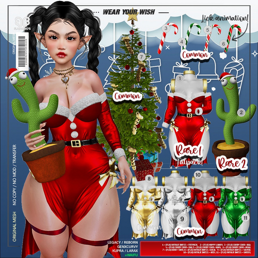 1 [FLA] Natalie Dress Legacy FATPACK RARE