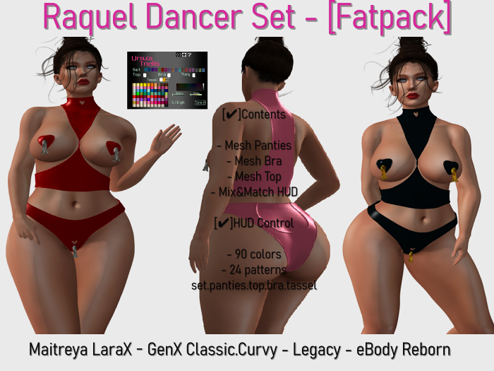 7086 Raquel Dancer Set - [Fatpack]