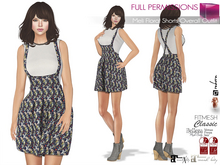 Full Perm Ladies Floral Shorts Overall Outfit Slink Maitreya 5.3 LaraX Belleza Ebody Reborn Legacy