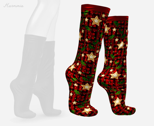 Xmas Plaid Socks Legacy