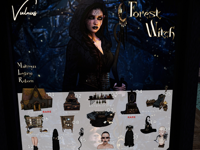 1. Vulnus Forest Witch Cottage RARE
