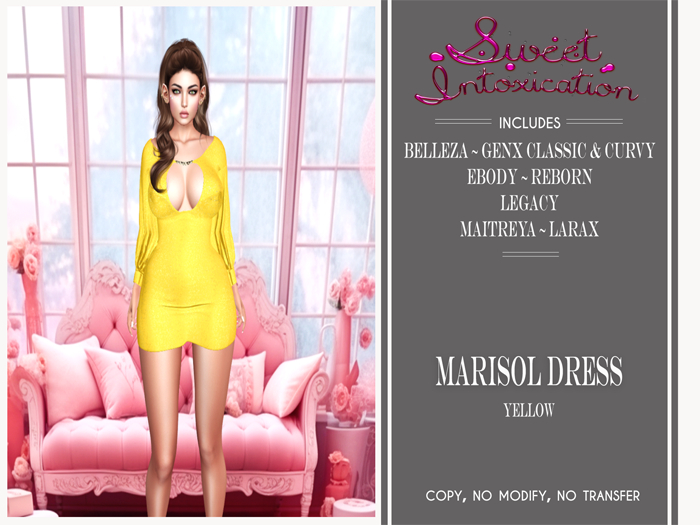 ::Sweet Intoxication:: Marisol Dress - Yellow