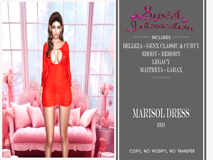 ::Sweet Intoxication:: Marisol Dress - Red