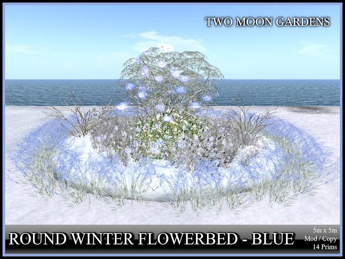 Winter Garden|WinterFlowerbedBlue