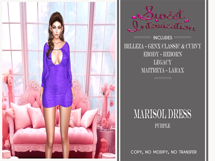 ::Sweet Intoxication:: Marisol Dress - Purple