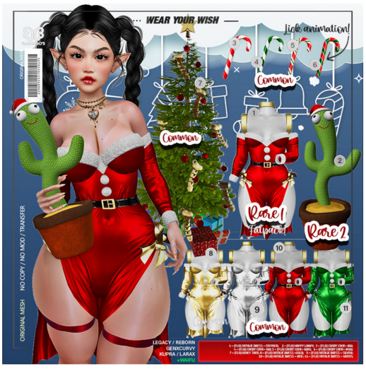 1 [FLA] Natalie Dress LaraX FATPACK RARE