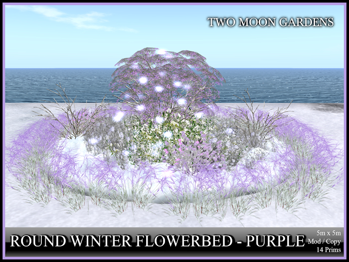 Winter Garden|WinterFlowerbedPurple