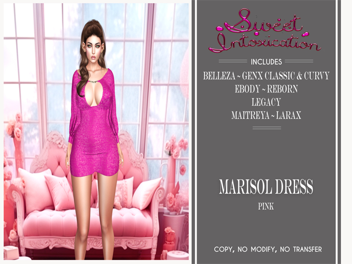 ::Sweet Intoxication:: Marisol Dress - Pink