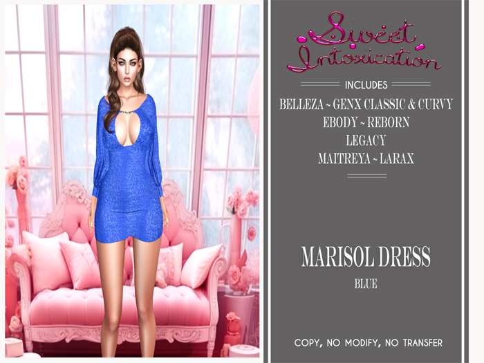 ::Sweet Intoxication:: Marisol Dress - Blue