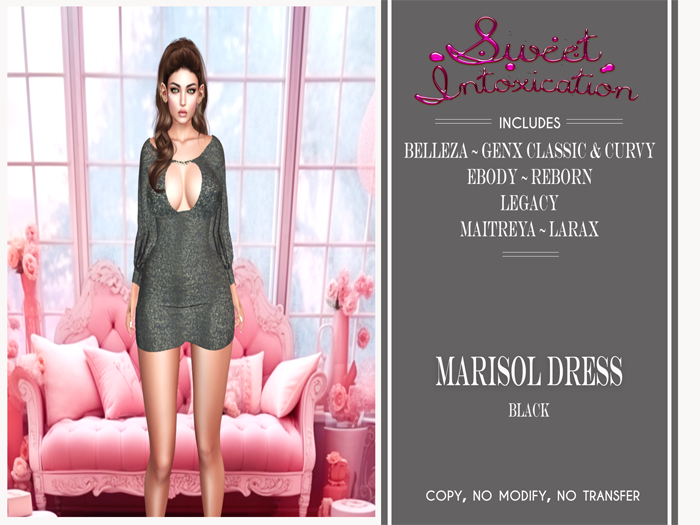 ::Sweet Intoxication:: Marisol Dress - Black