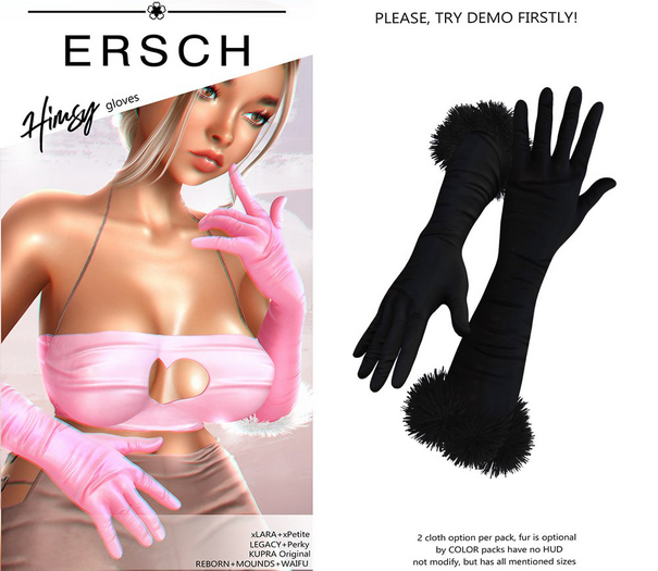 ERSCH - Himsy gloves -black-