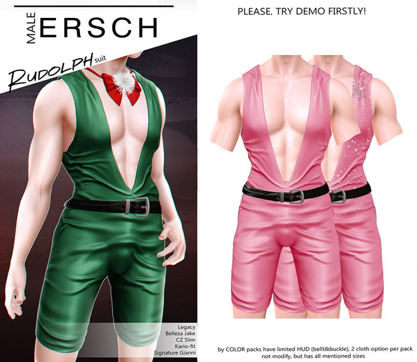 ERSCH - Rudolph Suit -pink-