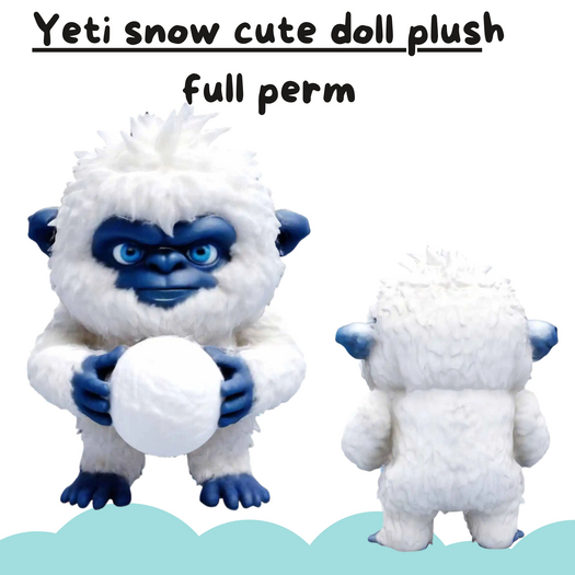 (AL) Yeti snow cute doll plush FP