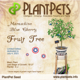 PlantPet Seed [Fruit Tree *Maraschino Blue Cherry*] LIMITED v3.088