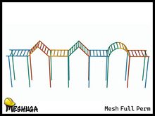 Meshuga Old Kids Playground - Hanging Climber FULL PERM MESH