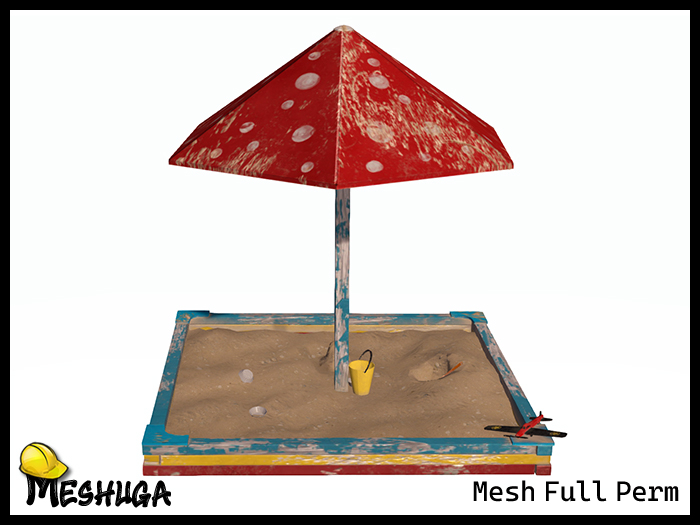 Meshuga Old Kids Playground - Sandbox FULL PERM MESH