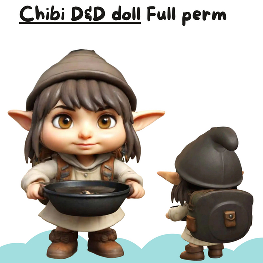 (AL) Chibi D&D doll FP