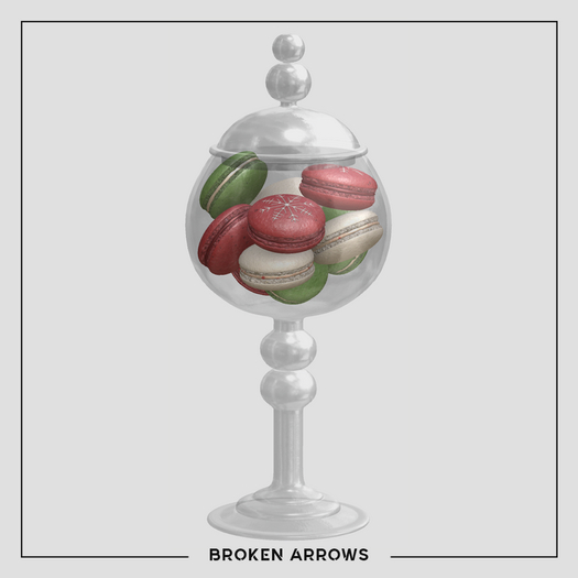 BROKEN ARROWS - Candy Christmas - Macarons - Red & Green 