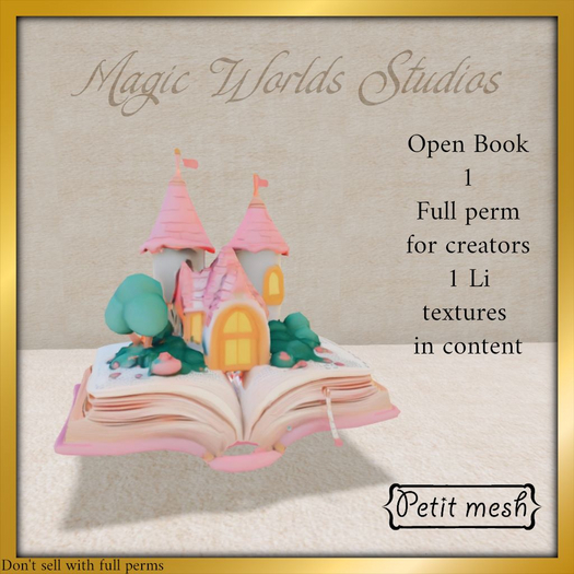 MW open fairy tale book