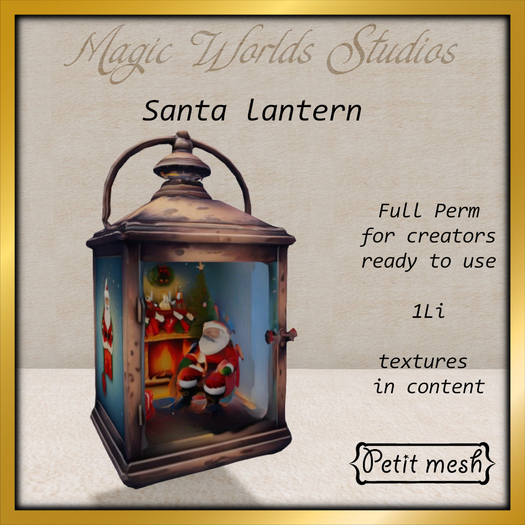 MW santa lantern