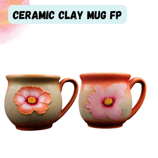 "MB" ceramic clay mug FP