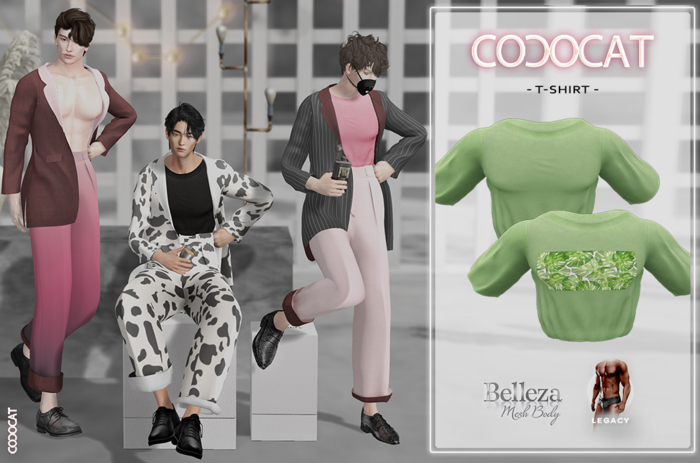 .cococat. T-shirt (Tea)