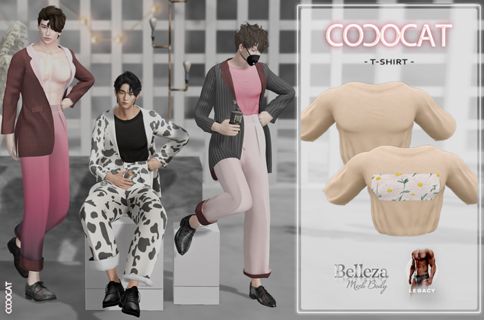 .cococat. T-shirt (Ivory)