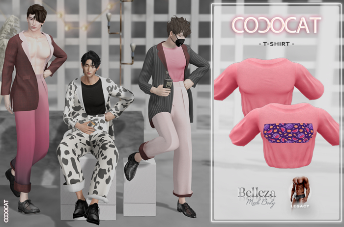 .cococat. T-shirt (Fuchsia)