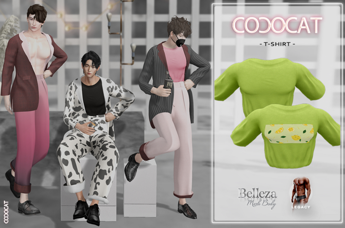 .cococat. T-shirt (Avocado)