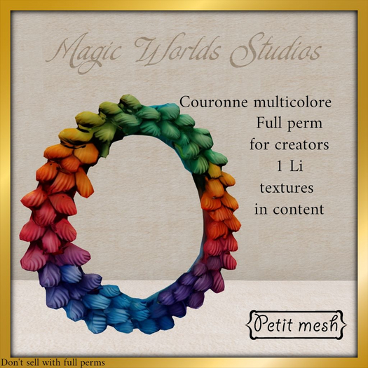 MW couronne multicolore