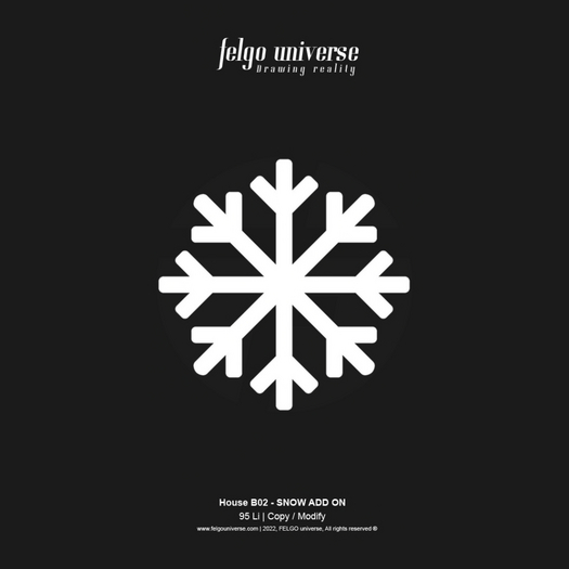 FELGO Universe // House B02 - Snow Addon