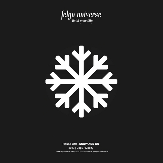 FELGO Universe // House B10 - Snow Addon