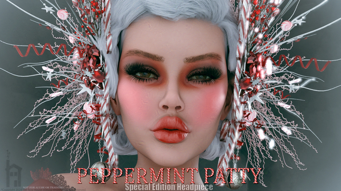 PEPPERMINT PATTY Headpiece (Silver Belles)