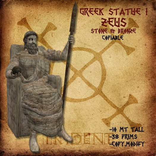 Greek Statue I "Zeus"