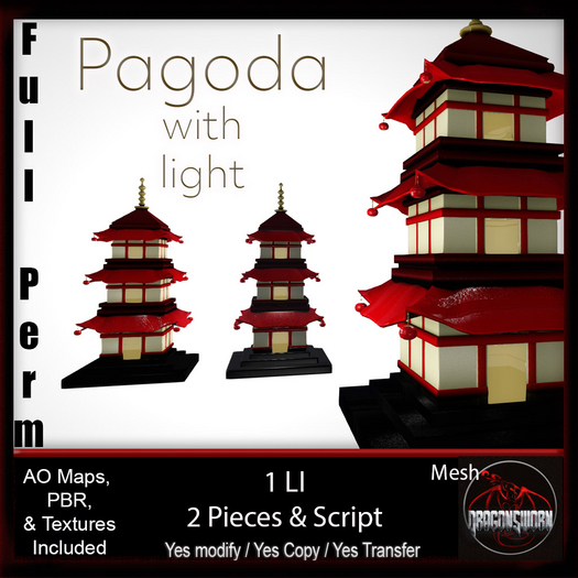 Full Perm Pagoda Light