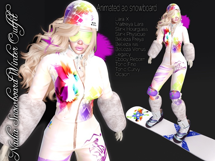 NADIA SNOWBOARD WINTER OUTFIT