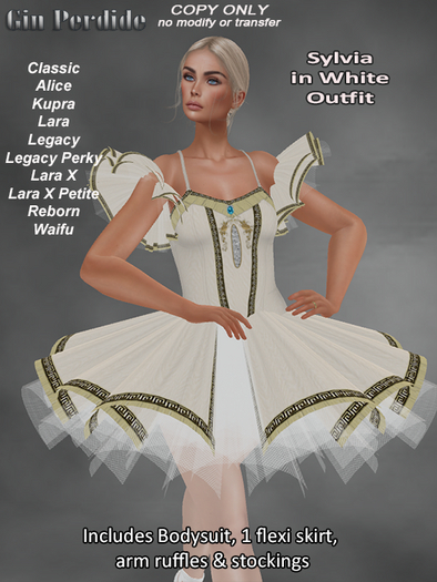 Sylvia Outfit White