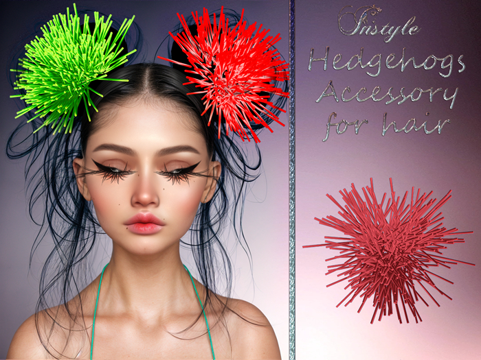 InStyle  *Hedgehogs*Accessory  for hair - Red