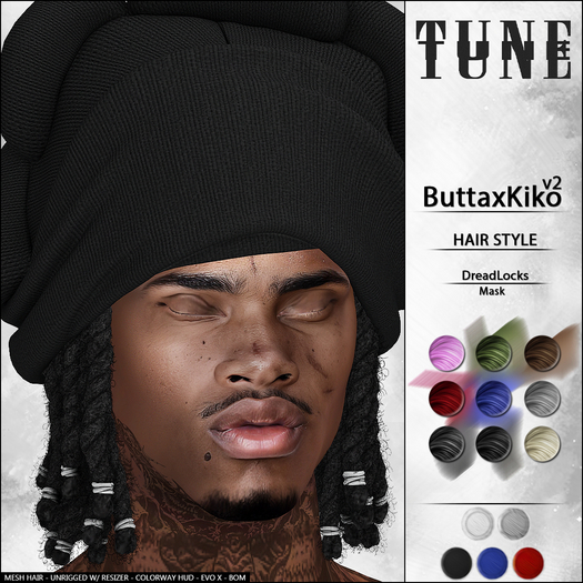 TUNE - "ButtaxKiko v2" DreadLocks. [PACK]