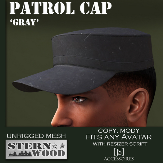 {JS} Patrol Cap - grey used